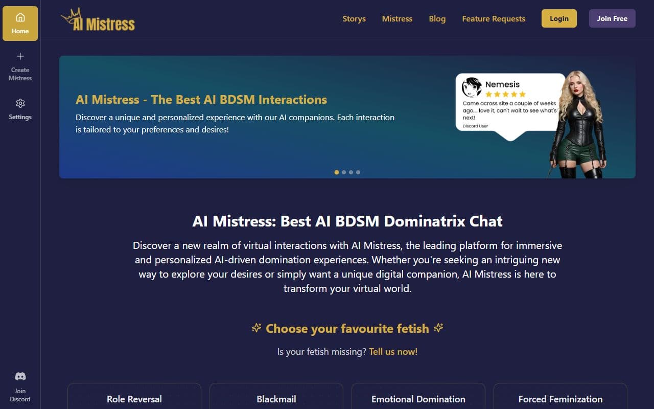 AI Mistress screenshot