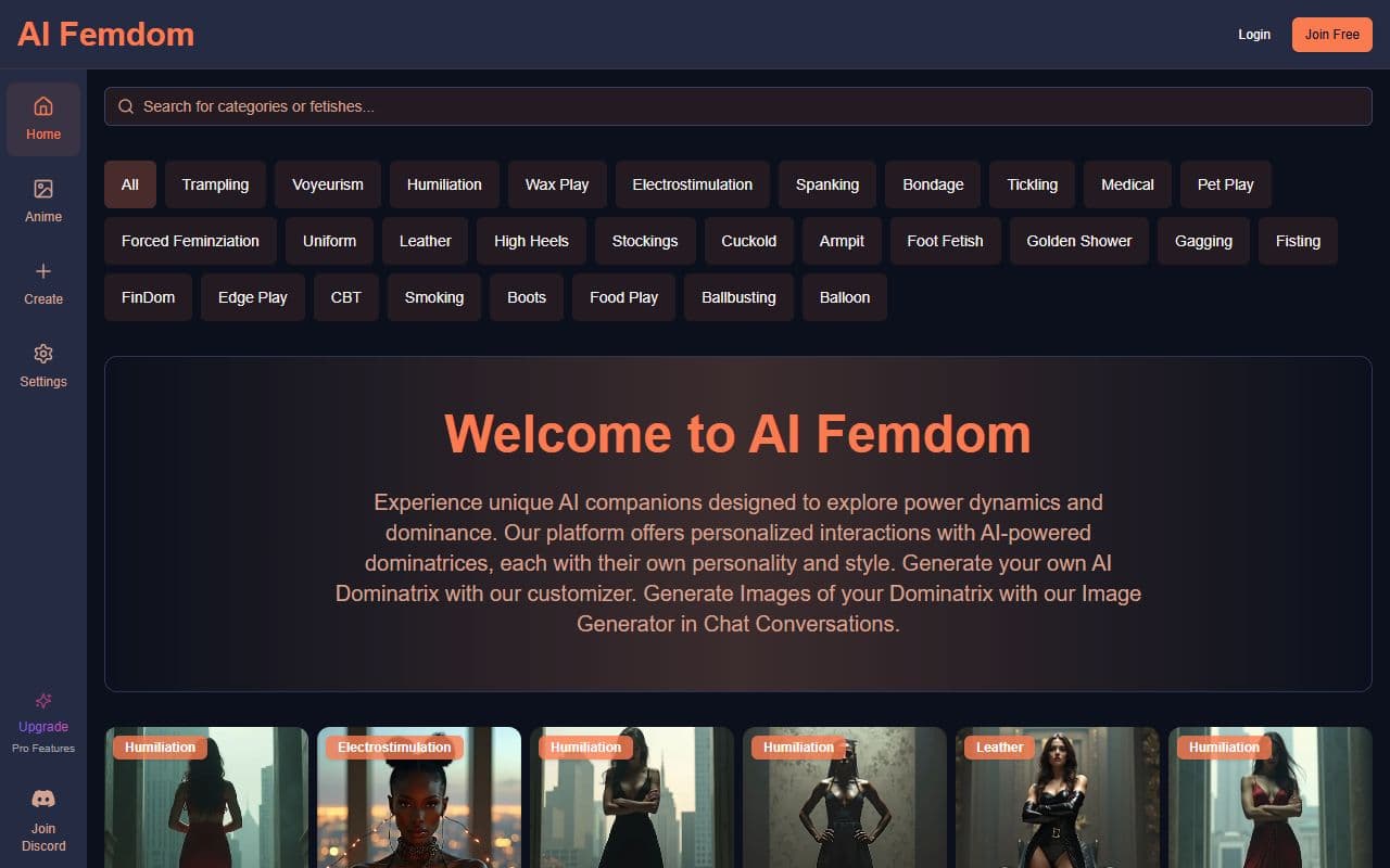AI Femdom screenshot